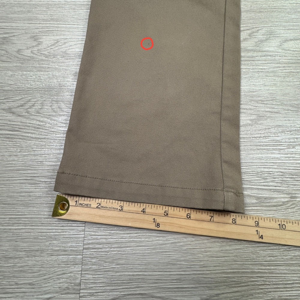 RVCA Men's Chino Pants Week-End Stretch Khaki Tan 38 Straight Leg Casual - Picture 3 of 10